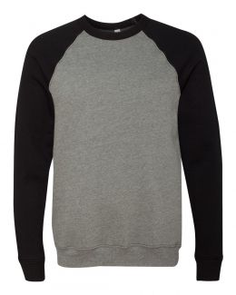 BELLA + CANVAS-Unisex Sponge Fleece Raglan Sweatshirt-3901